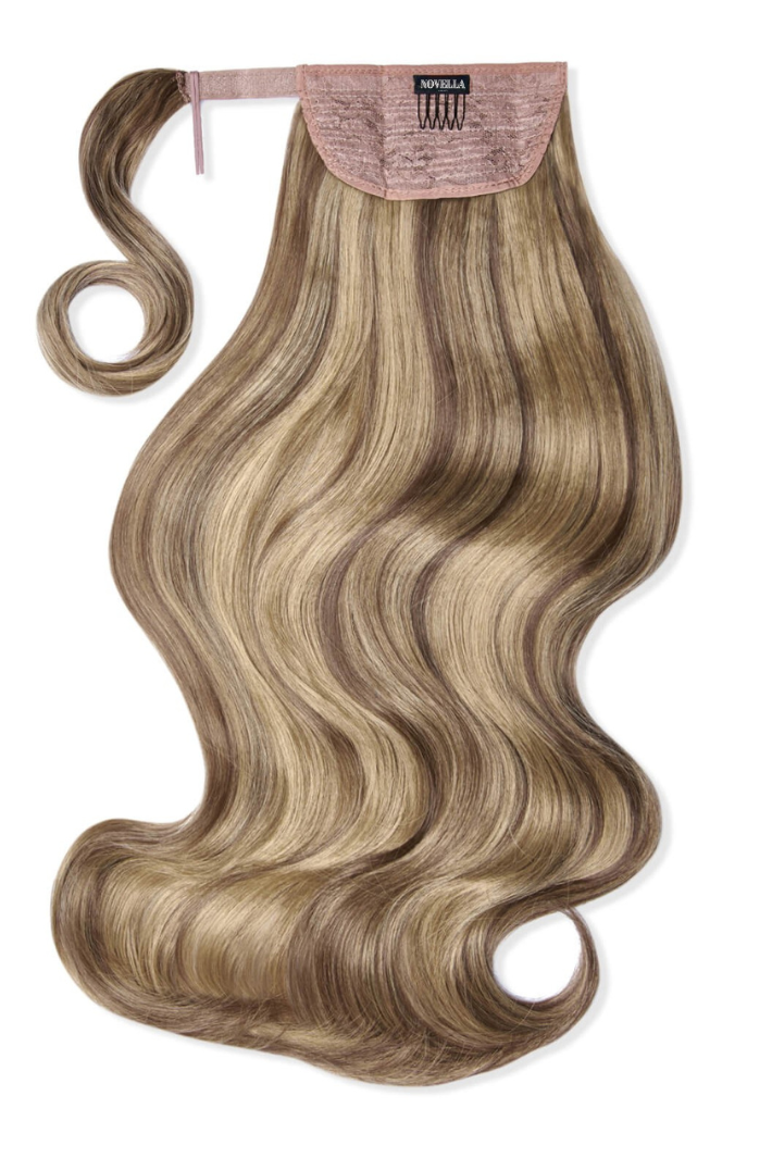 Brushed out wave ponytail - Mellow Brown