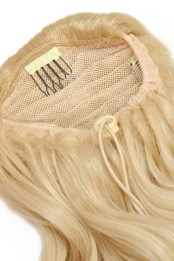 Drawtring ponytail - light blonde