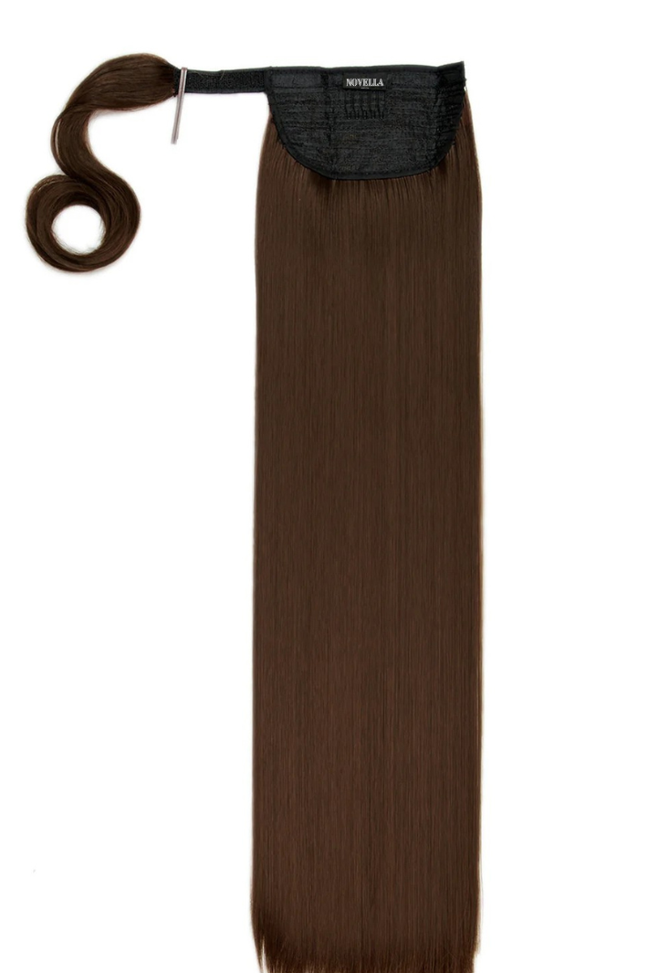 "The Novella" Chocolate Brown Ponytail
