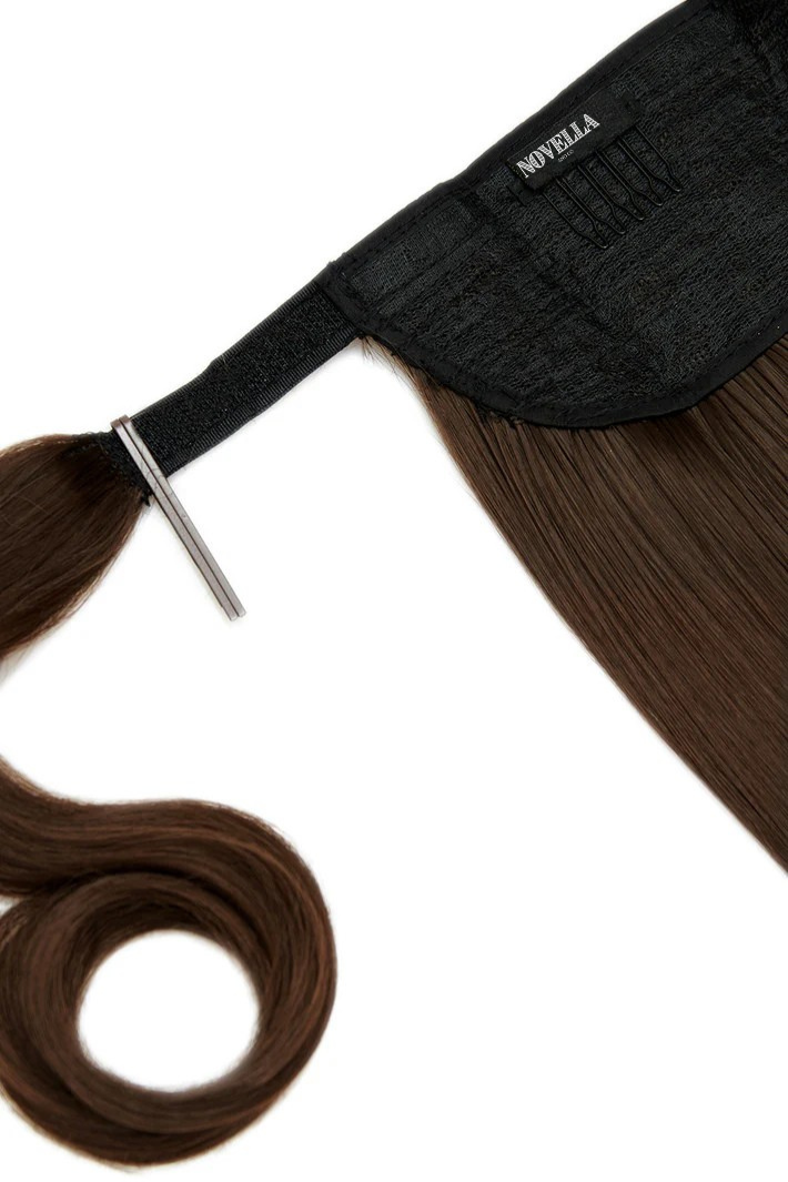 "The Novella" Chocolate Brown Ponytail