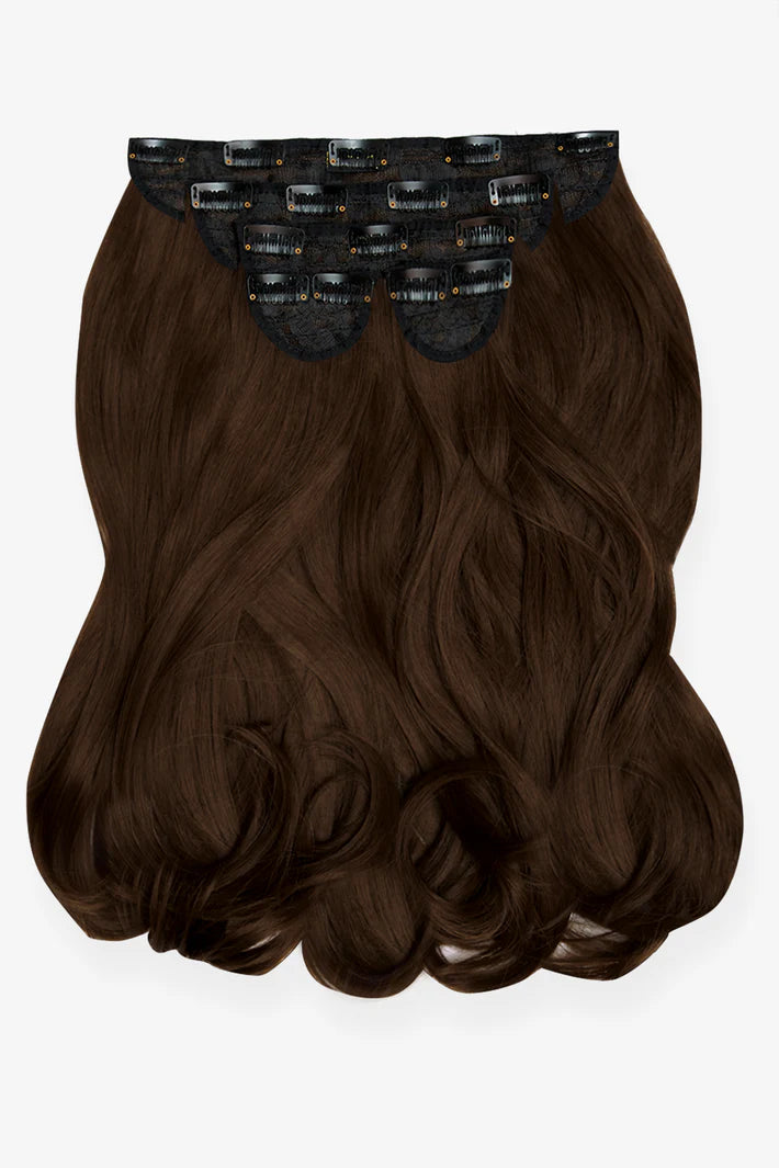 Dark Brown 5 Piece Clip in