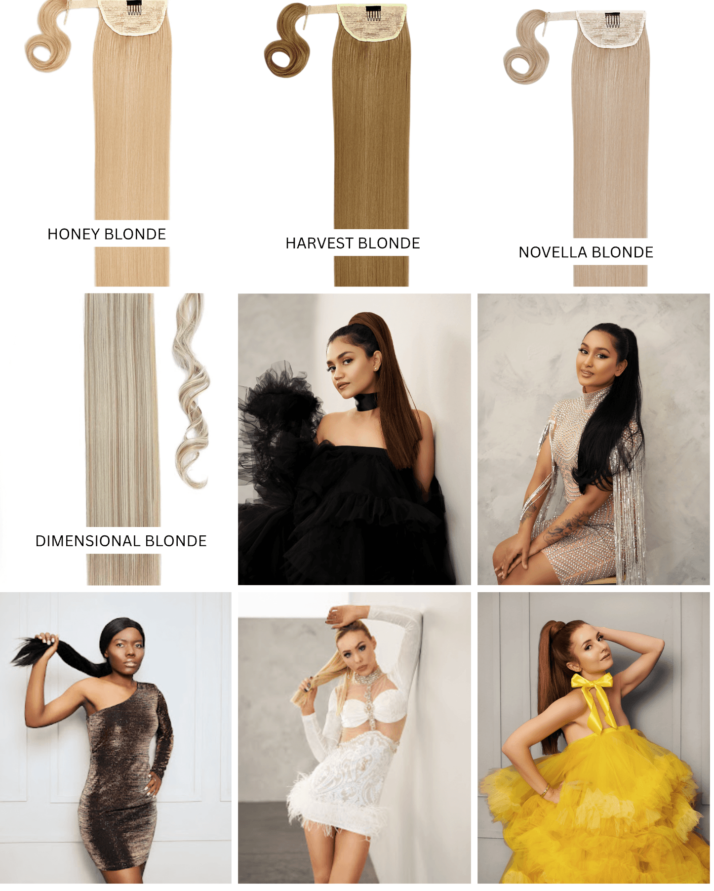 20-22 Inch Straight Ponytail