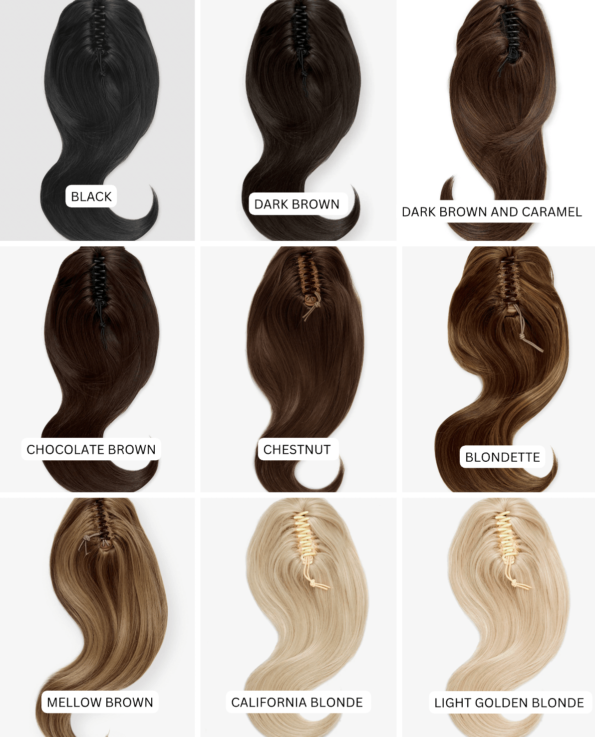 Blow Dry 16" Claw Clip Pony