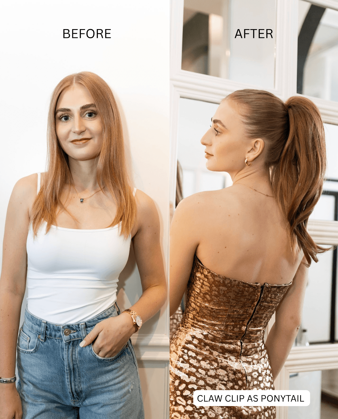 Blow Dry 16" Claw Clip Pony
